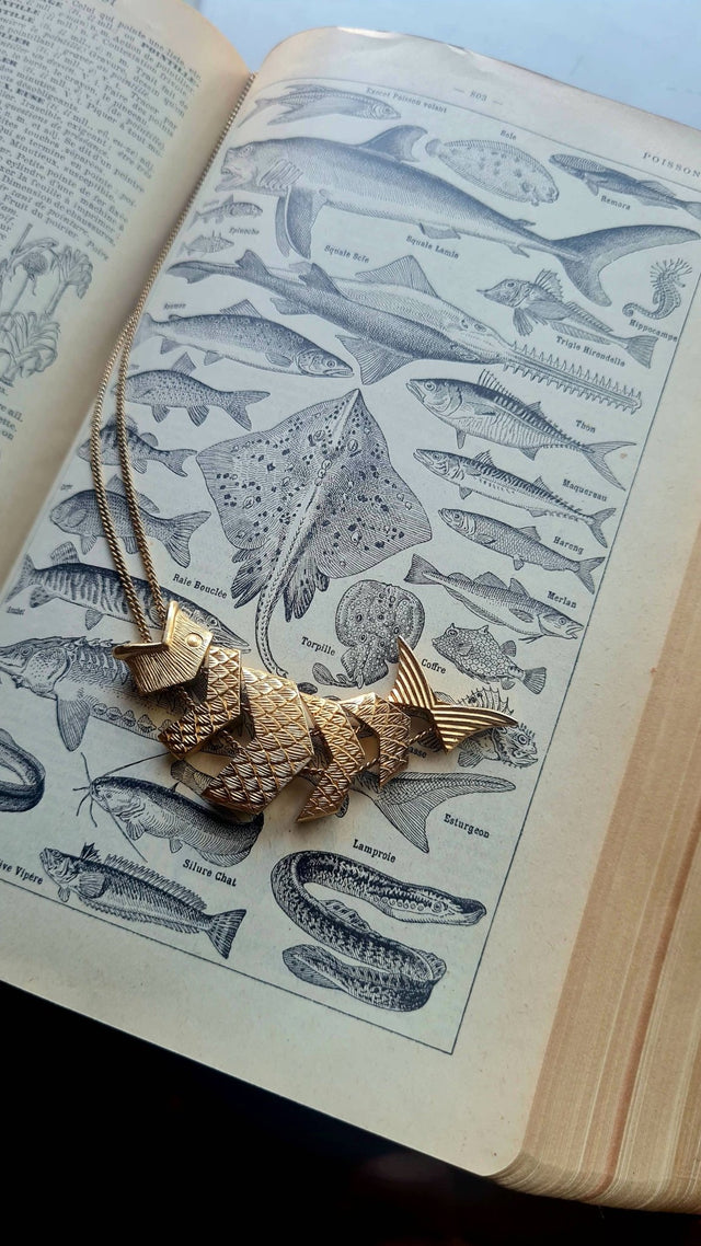 PENDENTIF POISSON & BIJOUX SYMBOLIQUES : COLLECTION GEFILTE - NEIJE