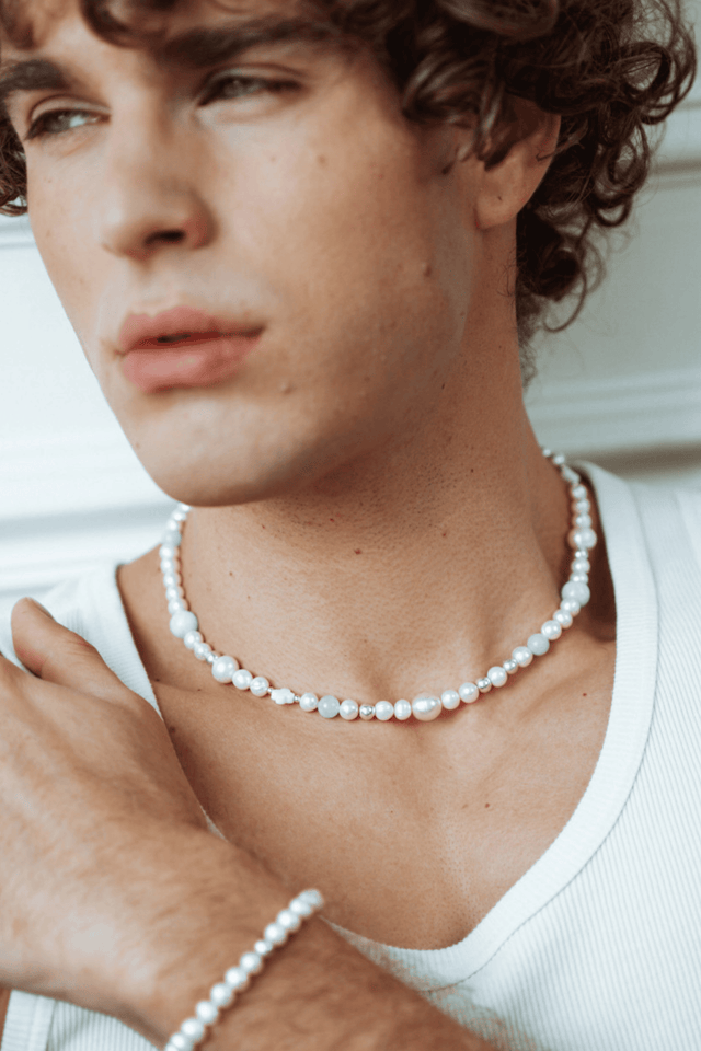 Collier en Perles pour Homme