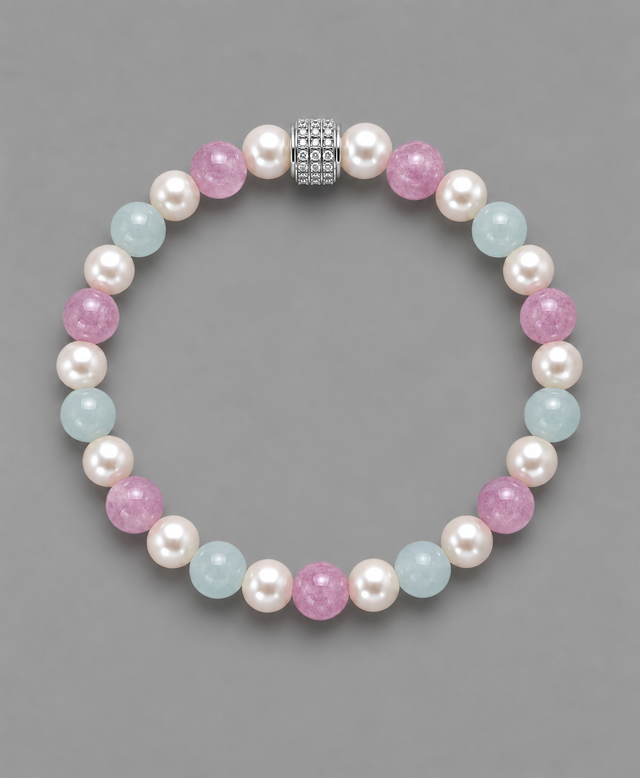 Bracelet Aigue Marine Kunzite - NEIJE