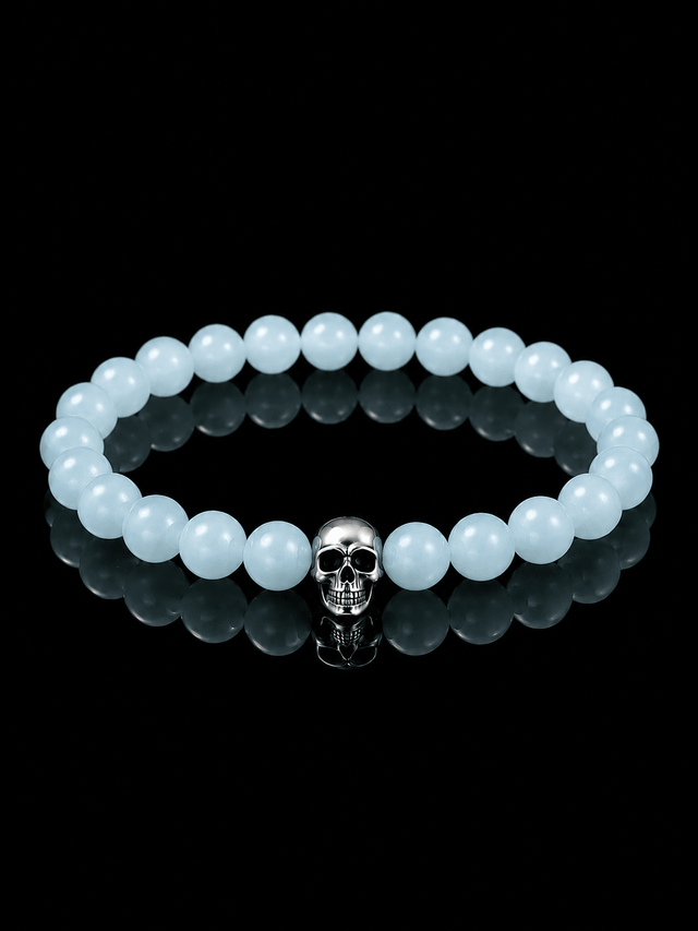 Bracelet Requiem Aigue Marine et Argent 925 - NEIJE