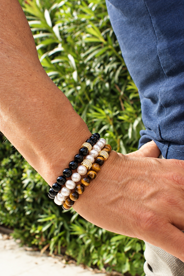 Bracelets en Perles et Pierres pour Homme