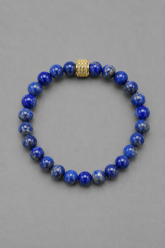 Bracelet Le Bleu Royal Lapis Lazuli Or Jaune - NEIJE