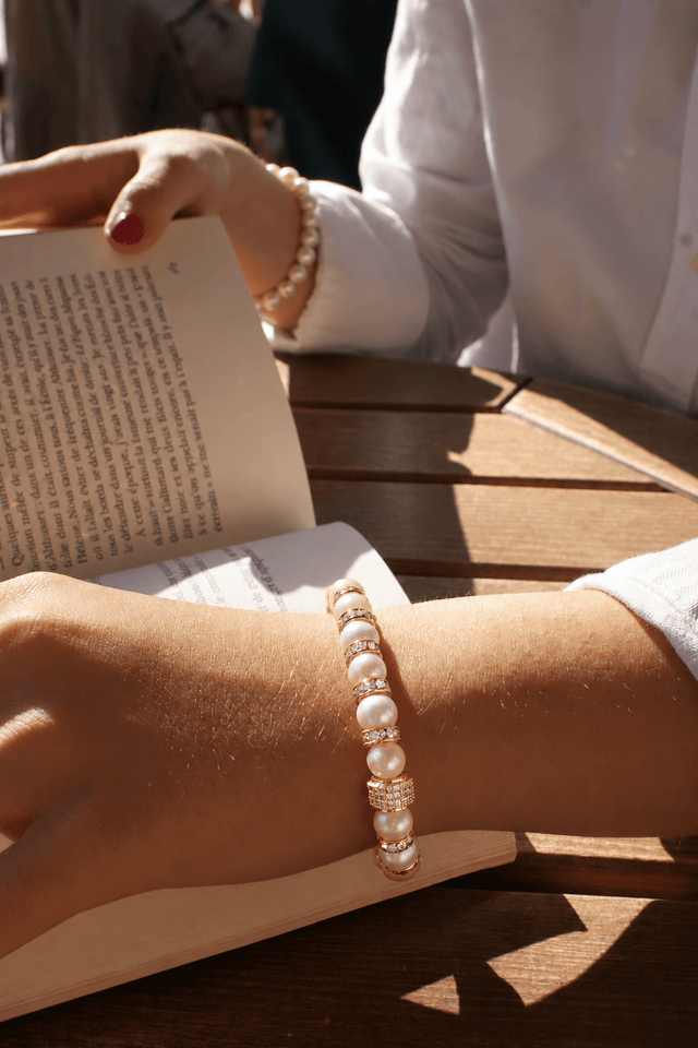 Bracelet Juliette Perles de Culture Roses et Blanches - NEIJE