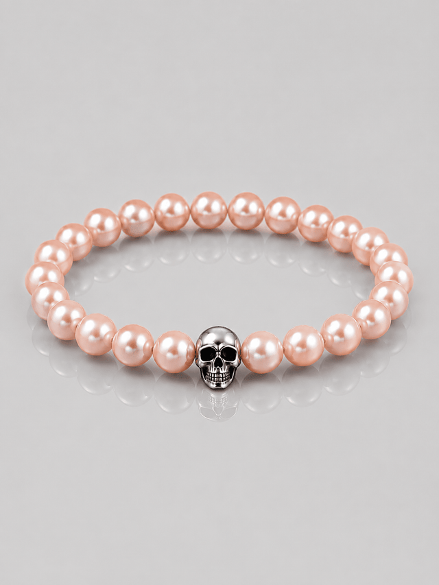 Bracelet Requiem Perles d'eau douce Roses et Argent 925 - NEIJE
