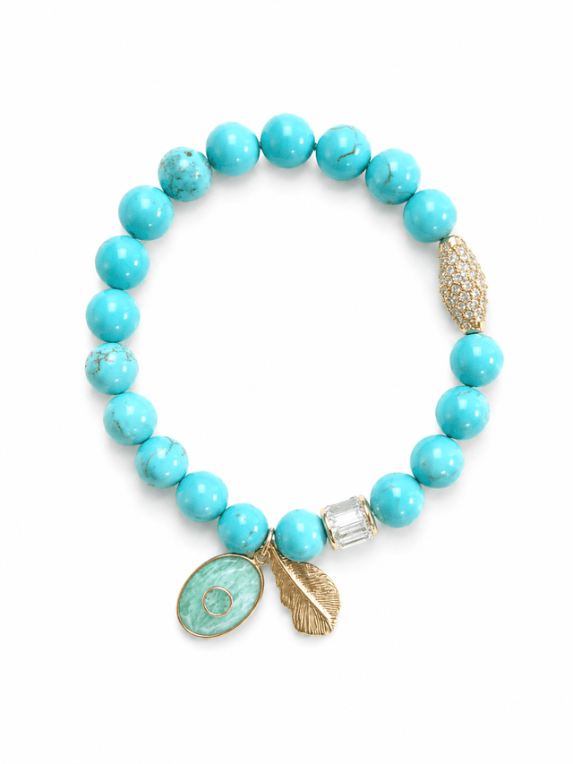 Bracelet Turquoise et Amazonite