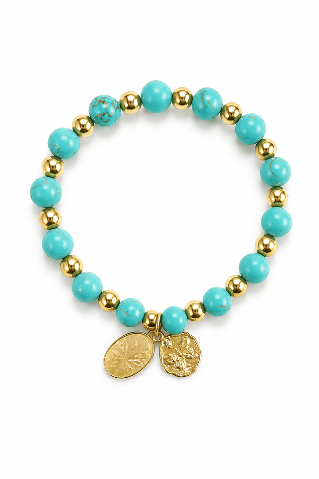 Bracelet Turquoise et Citrine