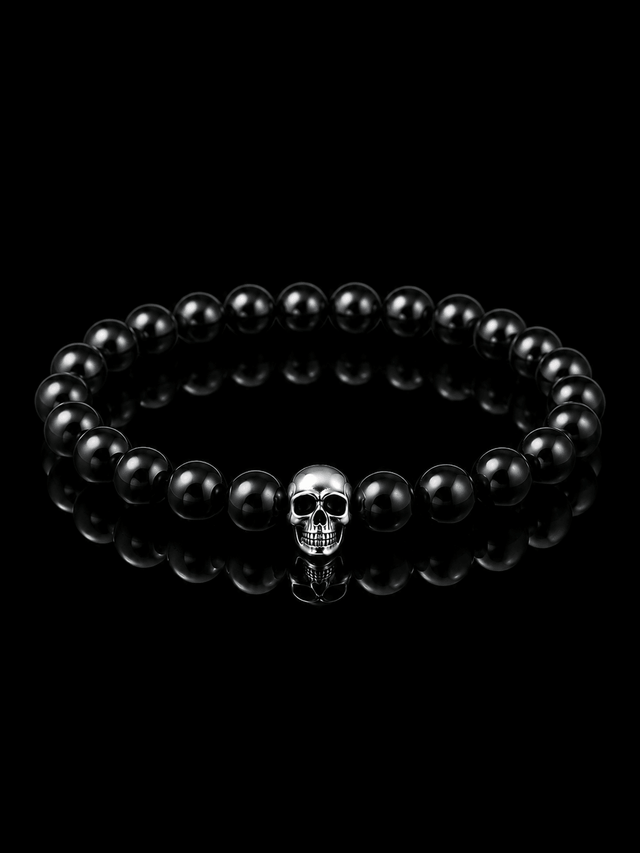 Bracelet Rebel Onyx et Argent 925 - NEIJE