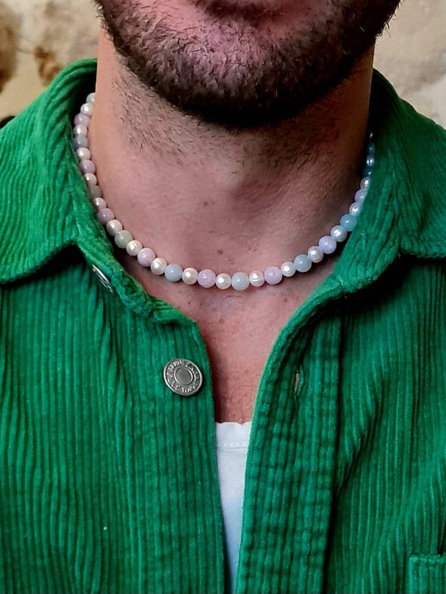 Collier Perles Hommes