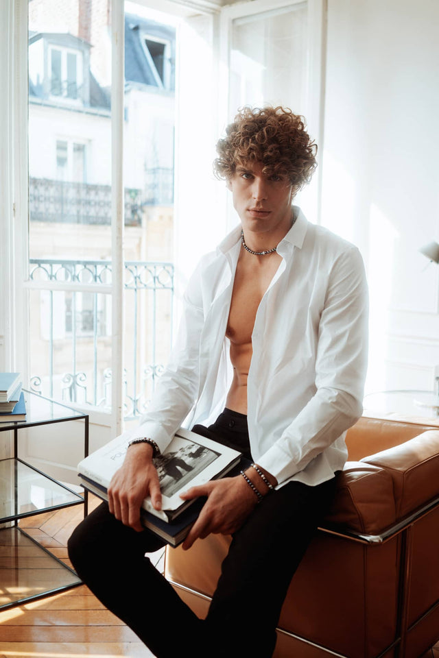 Collier Homme Perle - NEIJE