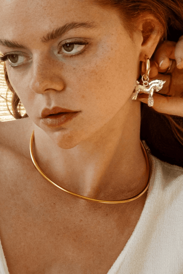 Boucle Oreille Cheval