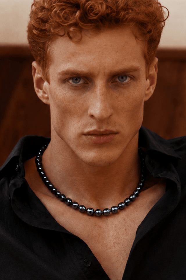 Collier Monte-Cristo Perles d'eau douce Noires - NEIJE