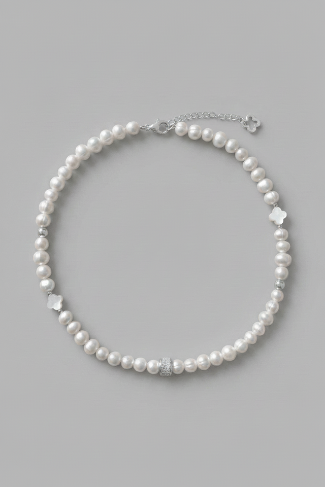 Collier Iconic Perles d'eau douce et Argent 925 - NEIJE
