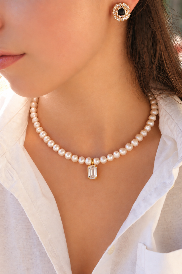Collier Perles de Culture d'eau Douce - NEIJE
