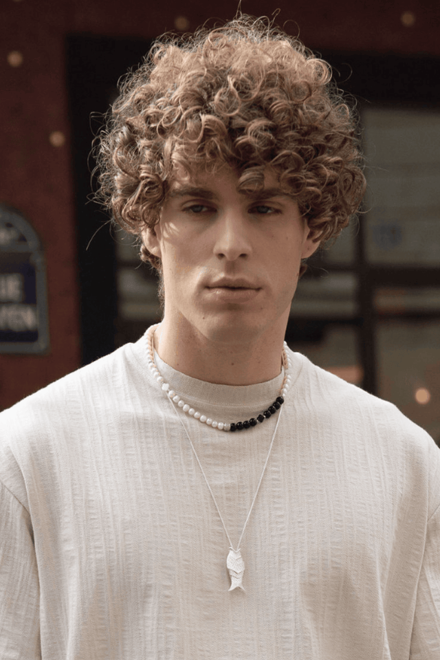 Collier en Perles pour Homme