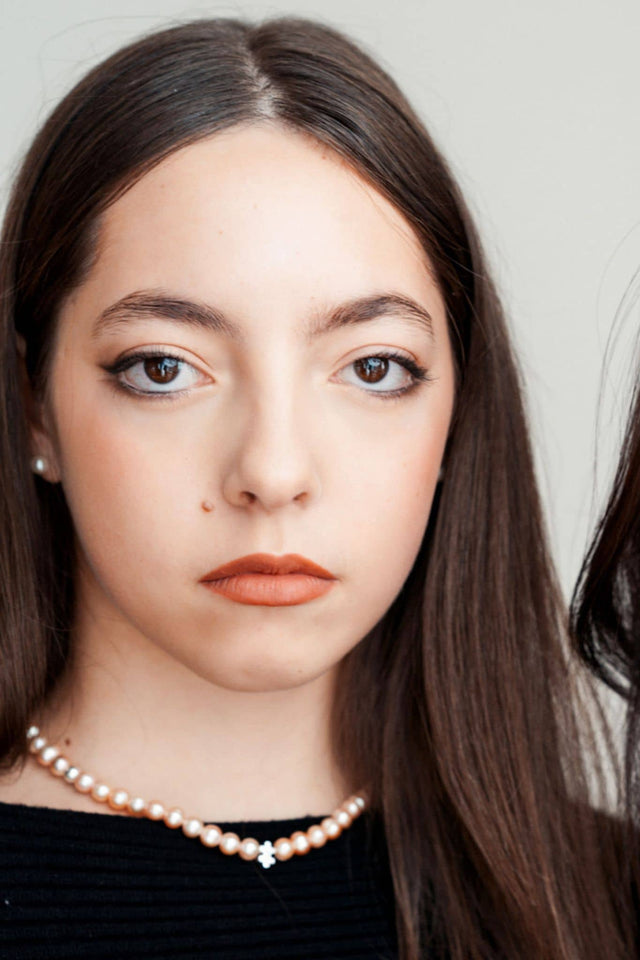 Collier en Perle de Culture Rose