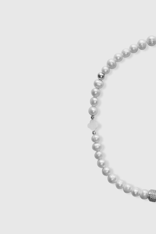 Collier Perles d'eau douce et Kunzite RANELAGH - NEIJE