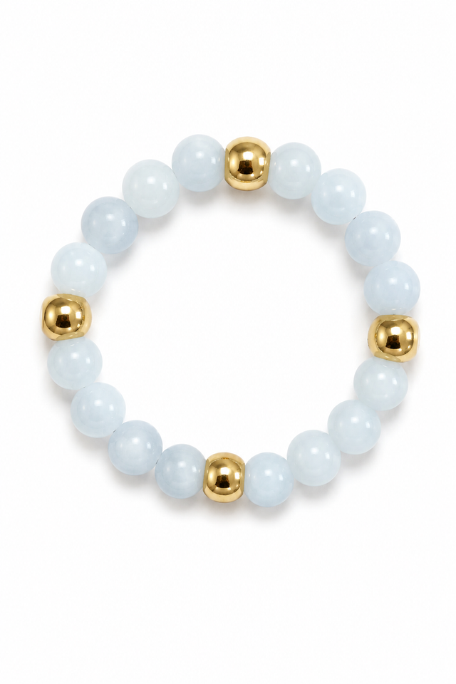 bracelet aigue marine