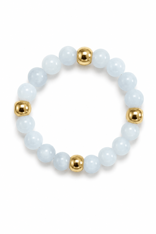 Bracelet Aigue - Marine – Le Chant des Vagues - NEIJE