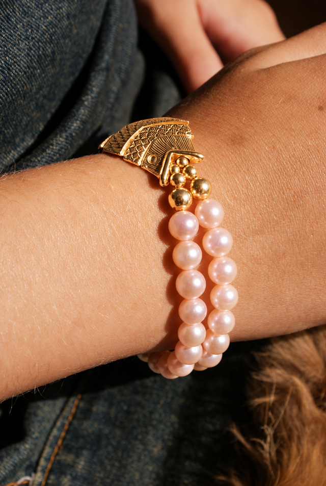 Bracelet Perles de Culture Roses - NEIJE
