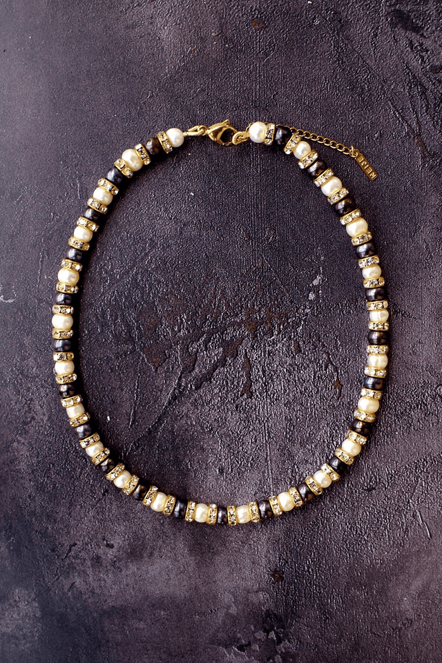 Collier Perles de Culture et Diamant