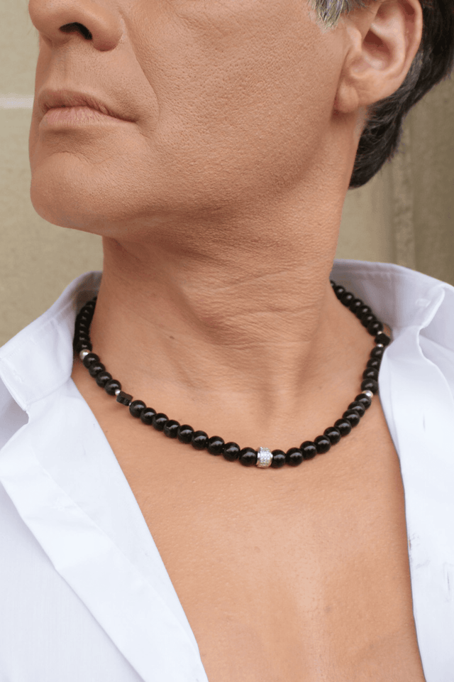 Collier Iconic Onyx et Argent 925 - NEIJE