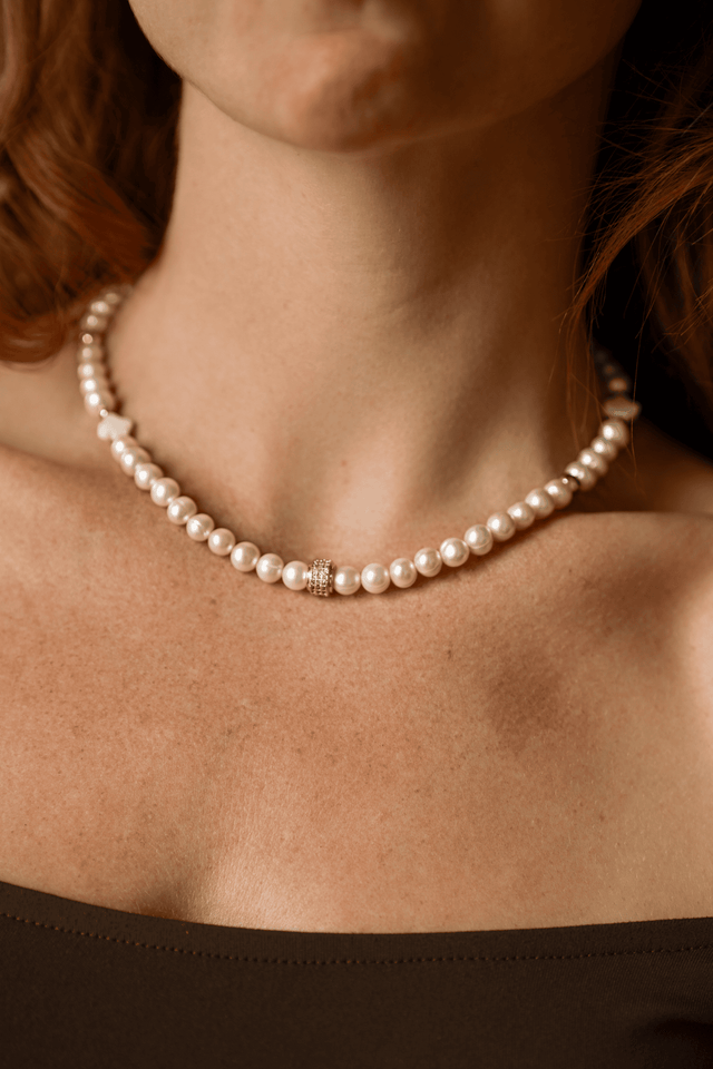 Collier Iconic Perles d'eau douce et Argent 925 - NEIJE