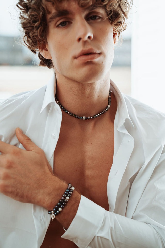 Collier Homme Perle Tahiti