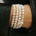 Bracelet Belle du Seigneur Perles de Culture & Or Blanc - NEIJE