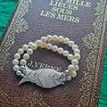 bracelet poisson articulé perles