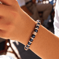 Bracelet Madame Bovary Perles de Culture Noir Nuit - NEIJE