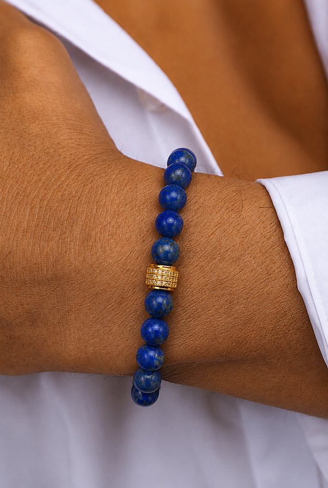 Bracelet lapis Lazuli pour homme - NEIJE