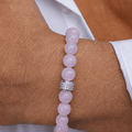 Bracelet Homme Kunzite Or Blanc - NEIJE