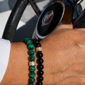 Bracelet Homme Onyx Malachite