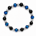 Bracelet Homme Perles Hotaru et Argent 925