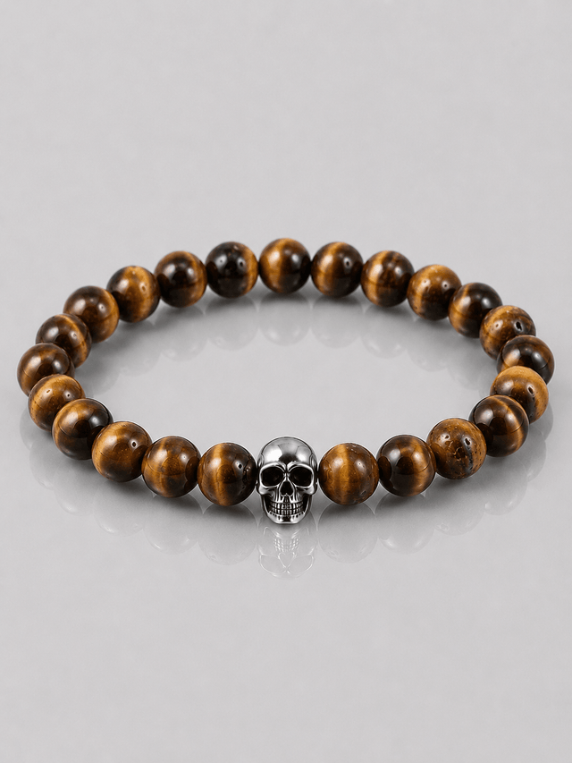 Bracelet Requiem Oeil de Tigre et Argent 925 