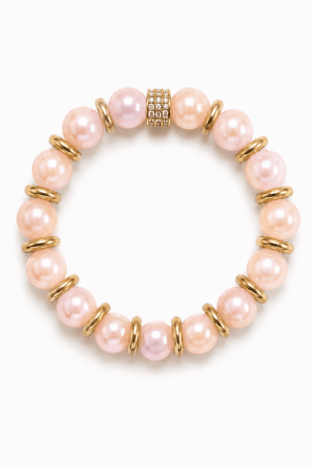 Bracelet Perles d'eau douce Roses – Amour Toujours - NEIJE