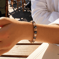 Bracelet Schachmatt Perles de Culture Noires et Blanches - NEIJE