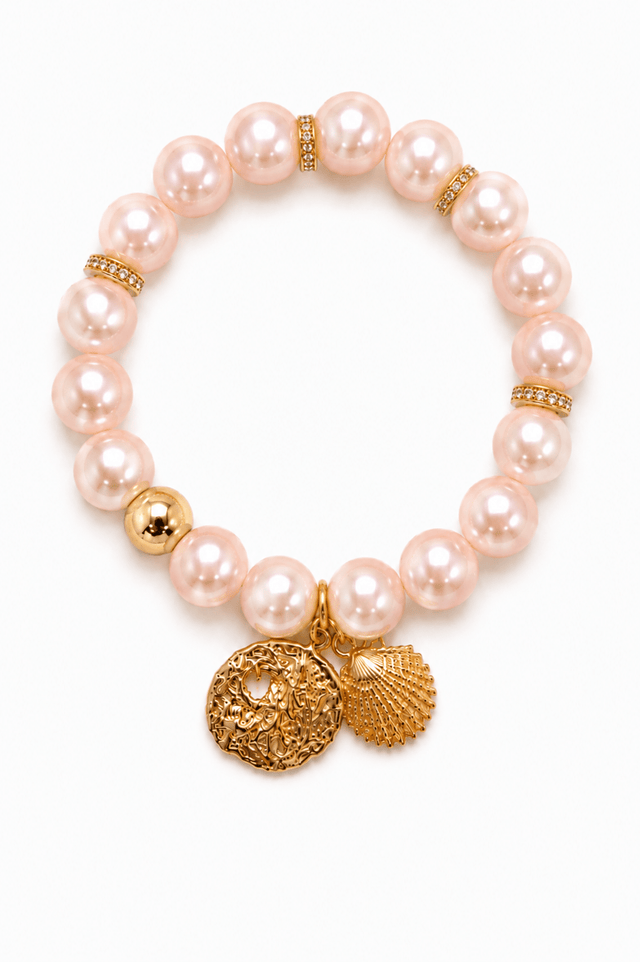 Bracelet Perles d'eau douce Roses – Le Temps d'Aimer - NEIJE