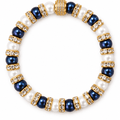 Bracelet Schachmatt Perles de Culture Noir Nuit et Blanc - NEIJE