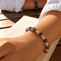 Bracelet Schachmatt Perles de Culture Noires et Blanches - NEIJE
