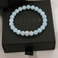 Bracelet Candy Aigue Marine Or Blanc - NEIJE