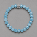 Bracelet Aigue Marine Or Blanc - NEIJE