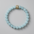Bracelet Candy Aigue Marine Or Jaune - NEIJE