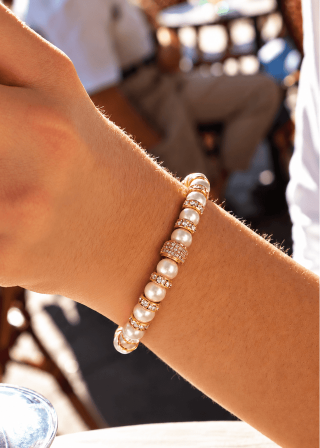 Bracelet Madame Bovary Perles de Culture Blanches - NEIJE