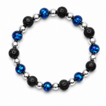 Bracelet homme perles Hotaru Pierre de Lave