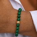 Bracelet malachite pour Homme