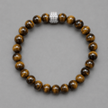 Bracelet Homme en Oeil de Tigre