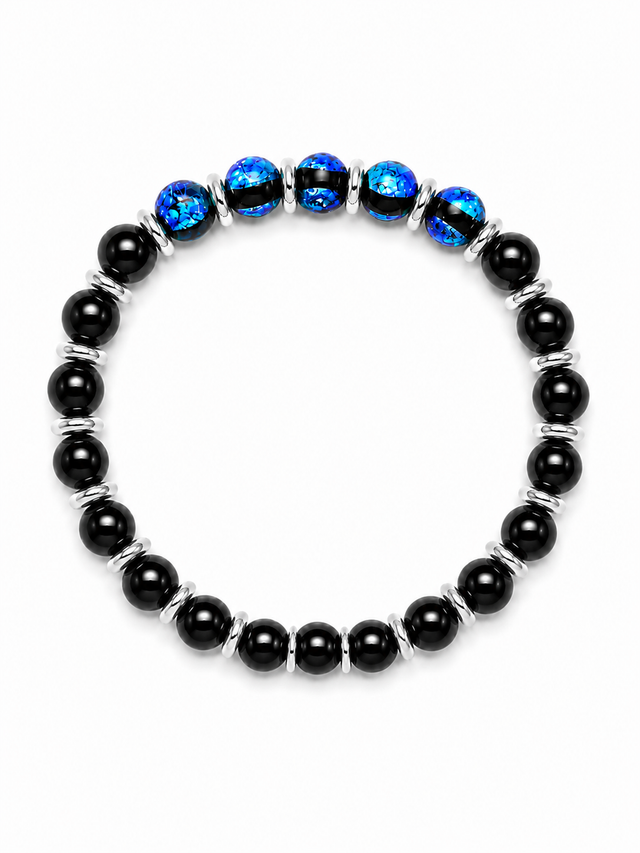 Bracelet perle HOTARU OR BLANC