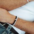 Bracelet Homme Perle et Hématite