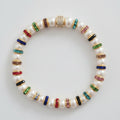 Bracelet Madame Bovary Perles de Culture et Diamants Multicolores - NEIJE